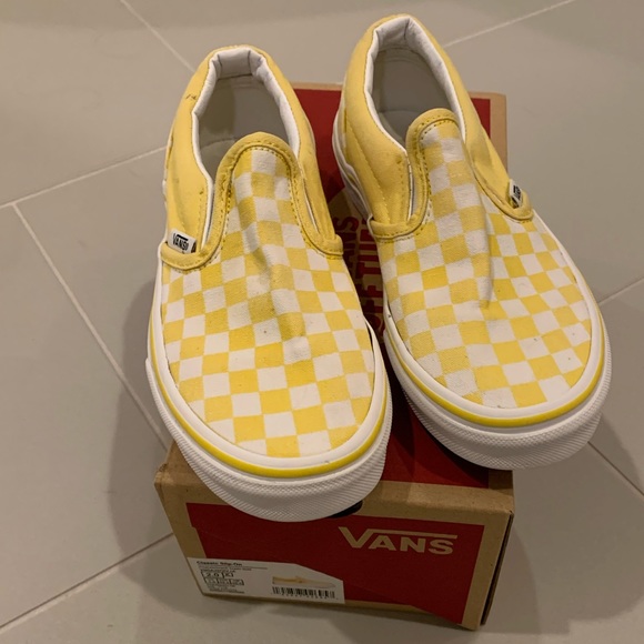 youth yellow vans
